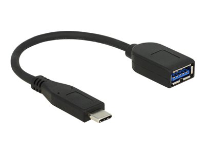 DELOCK USB3.1 Kabel C -> A St/Bu 0.10m koaxial sw Prem von Delock