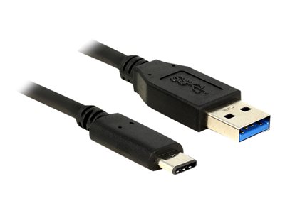 DELOCK USB3.1 Kabel C -> A St/St 0.50m schwarz DELOCK USB3.1 Kabel C -> A St/St 0.50m schwarz von Delock