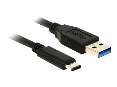 DELOCK USB3.1 Kabel C -> A St/St 1.00m schwarz DELOCK USB3.1 Kabel C -> A St/St 1.00m schwarz von Delock