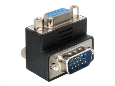 DELOCK VGA Adapter D-Sub15 -> D-Sub15 St/Bu 90° recht DELOCK VGA Adapter D-Sub15 -> D-Sub15 St/Bu 90° recht von Delock