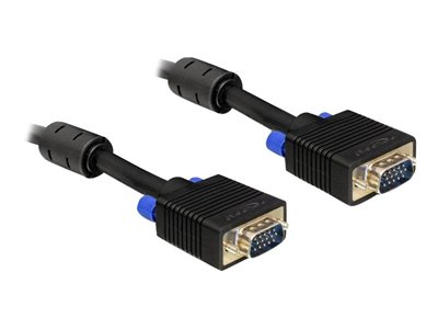 DELOCK VGA-Kabel D-Sub15 -> D-Sub15 St/St 5.00m schwa DELOCK VGA-Kabel D-Sub15 -> D-Sub15 St/St 5.00m schwa von Delock