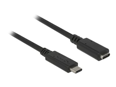 DELOCK Verlängerungskab. USB/C St > Bu SuperSpeed 2.0m schwa von Delock