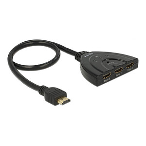 DeLOCK 18600 4K 60 Hz HDMI-Switch 3-fach von Delock