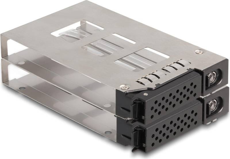 DeLOCK 47011 Hard Drive Backplane 2x 2.5  Speicherlaufwerkbehälter Schwarz (47011) von Delock