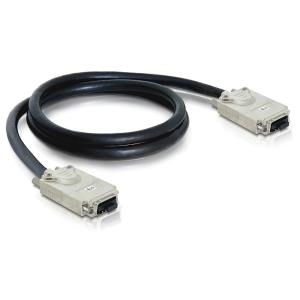 DeLOCK - Angeschlossenes externes SCSI (SAS)-Kabel (seriell) - 4-Lane - 4x InfiniBand - 4x InfiniBand - 1 m (83060) von Delock