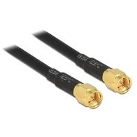 Delock Antennenkabel SMA Stecker zu SMA Stecker LMR195 low loss 5 m (88891) von Delock