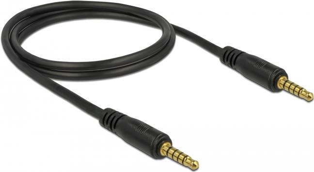 DeLOCK - Audiokabel - 5-pole mini jack (M) bis 5-pole mini jack (M) - 1 m - Schwarz von Delock