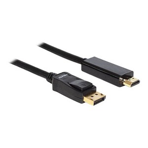 DeLOCK DisplayPort/HDMI Kabel 2,0 m schwarz, 1 St. DeLOCK DisplayPort/HDMI Kabel 2,0 m schwarz, 1 St. von Delock