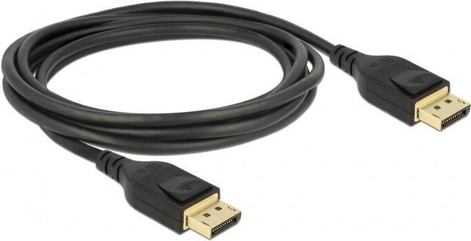 DeLOCK - DisplayPort-Kabel - DisplayPort (M) bis DisplayPort (M) - DisplayPort 1,4 - 2,0m - 8K Unterstützung - Schwarz (85660) von Delock