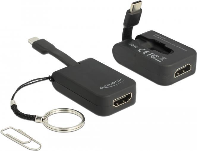 DeLOCK - Externer Videoadapter - RTD2171U - USB-C - HDMI - Schwarz (63942) von Delock