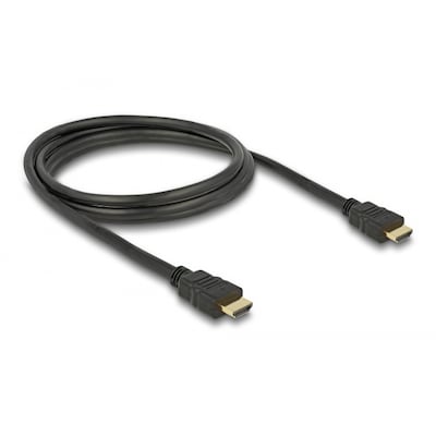 DeLOCK HDMI Kabel 1,5m High Speed Ethernet 4K St./St. schwarz von Delock