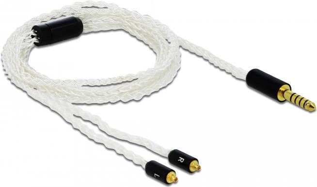 DeLOCK - Headset-Kabel - Symmetrisches Stereo 4,4 mm (M) bis MMCX (M) - 1,2 m (85846) von Delock