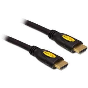 DeLOCK High Speed - HDMI mit Ethernetkabel - HDMI (M) bis HDMI (M) - 1,5m - Schwarz (83738) von Delock