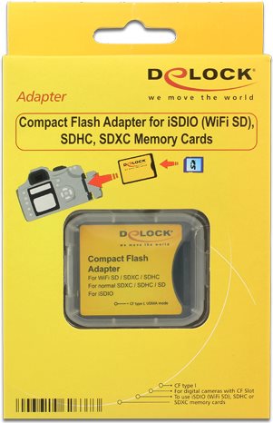 DeLOCK - Kartenadapter (SD, SDHC, SDXC) - CompactFlash (62637) von Delock