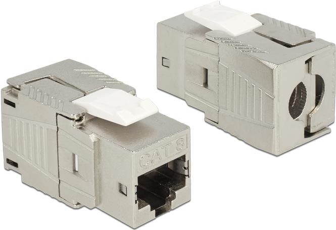 DeLOCK Keystone module - Modulare Eingabe - RJ-45 - Zink (86488) von Delock