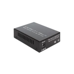 DeLOCK Media Converter 1000Base-T to SFP - Fiber media converter - 10Base-T, 1000Base-LX, 1000Base-SX, 100Base-TX, 1000Base-T - RJ-45 / SFP (mini-GBIC) (86220) von Delock