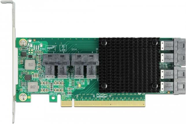 DeLOCK PCI Express x16 Card to 8 x internal SFF-8643 NVMe - Speicher-Controller - SAS Low-Profile - 32 Gbit/s - PCIe 3.0 x16 (90504) von Delock