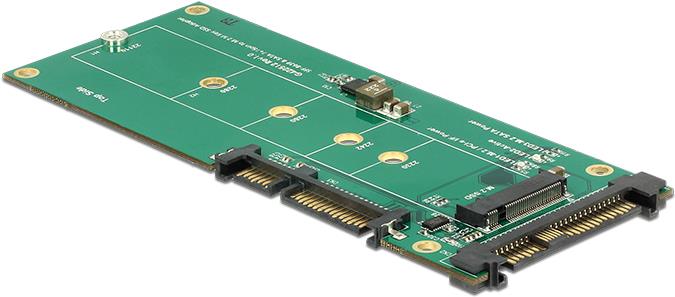 DeLOCK - Schnittstellenadapter - M.2 (M.2) - M.2 Card - SATA 6Gb/s, U.2 (62864) von Delock