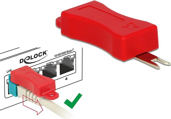 DeLOCK Secure Clip set - LAN cable security lock set DeLOCK Secure Clip set - LAN cable security lock set von Delock