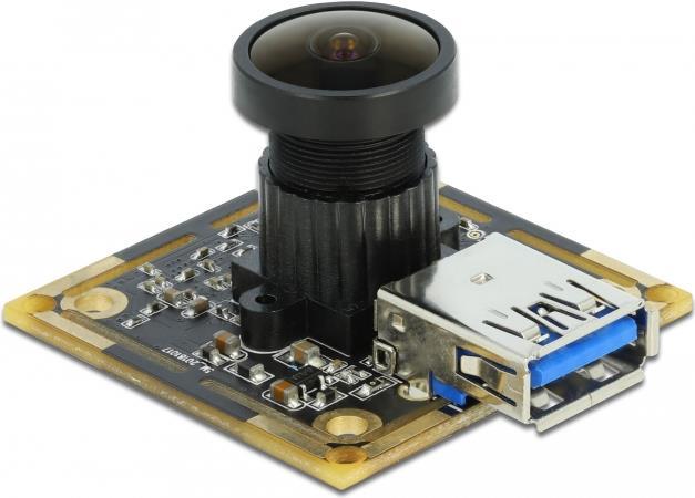DeLOCK USB 3,2 Gen 1 Camera Module - Überwachungskamera - Karte - Farbe - 4,9 MP - 2560 x 1920 - feste Brennweite - USB 3,2 Gen 1 - MJPEG - Gleichstrom 5 V (96398) von Delock