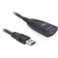 DeLOCK USB Cable - USB-Verlängerungskabel - 9-polig USB Typ A (M) - 9-polig USB Typ A (W) - 5,0m (USB3.0) - aktives Kabel (Signalregenerierung) (83089) von Delock