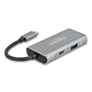 DeLOCK USB-Hub 4-fach silber von Delock