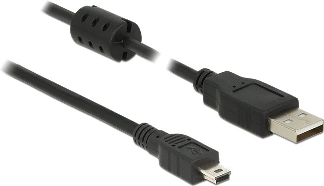 DeLOCK - USB-Kabel - USB (M) bis Mini-USB, Typ B (M) - 3,0m - Schwarz (84915) von Delock