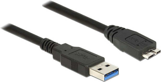 DeLOCK - USB-Kabel - USB Type A (M) bis Micro-USB Type B (M) - USB3.0 - 1,0m - Schwarz (85072) von Delock