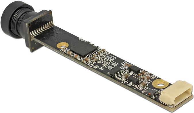 DeLOCK USB2.0 Kameramodul 5,04 Megapixel Optik seitlich 55° V5 Fixfokus - Blendenwert: F/3,0 - Sensorgröße: 1/4 (96383) von Delock
