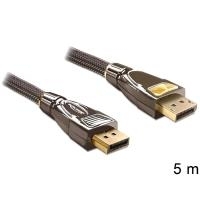 DeLOCK - Video- / Audiokabel - DisplayPort (M) - DisplayPort (M) - 5,0m (DisplayPort 1,2) - Anthrazit (82773) von Delock