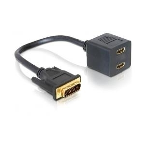 DeLOCK - Videokabel - DVI-D (M) - HDMI, 19-polig (W) - 20 cm (65069) von Delock