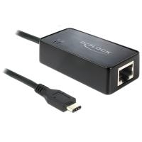 DeLock - Netzwerkadapter - USB 3,1 - Gigabit Ethernet - Schwarz (62642) von Delock