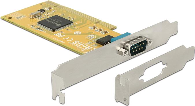 DeLock PCI Card > 1 x Serial RS-232 - Serieller Adapter - PCI Low-Profile - RS-232 (89592) von Delock