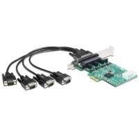 DeLock PCI Express Card > 4 x Serial RS-232 - Serieller Adapter - PCIe - RS-232 x 4 (89335) von Delock