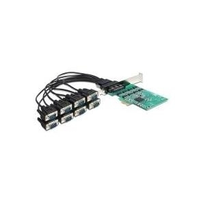 DeLock PCI Express Card > 8 x Serial RS-232 - Serieller Adapter - PCIe - RS-232 x 8 (89336) von Delock