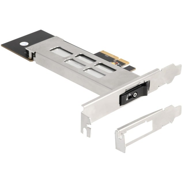 DeLock Wechselrahmen PCI Express Karte für 1 x M.2 NMVe SSD, Schnittstellenkarte von Delock