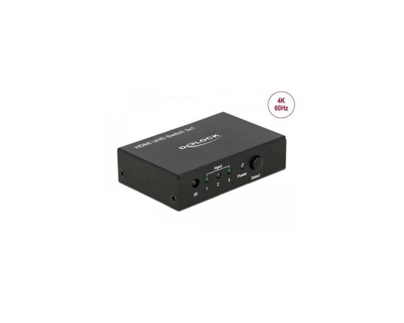 Delock 18683 - HDMI UHD Switch 3 x HDMI in > 1 x HDMI out 4K Computer-Kabel, HDMI-A, HDMI von Delock