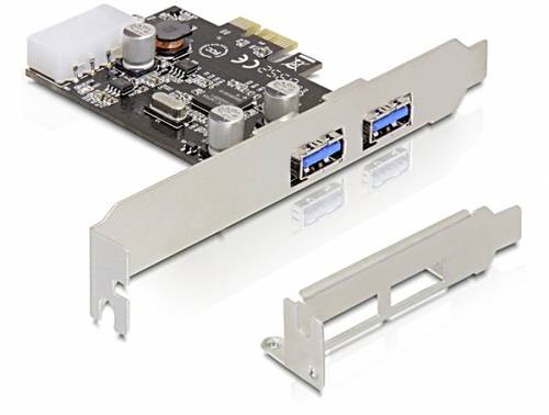 Delock 2x USB 3.0 PCI Express card 2 Port PCI-Express Karte PCIe von Delock