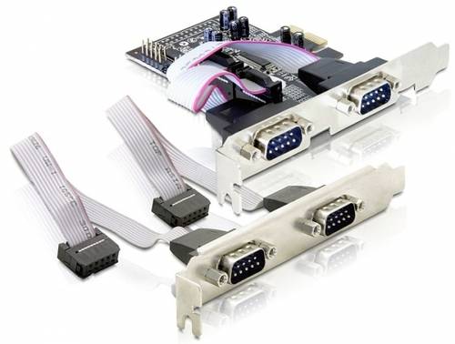 Delock 4 x serial PCI Express card PCI-Express Karte PCIe von Delock