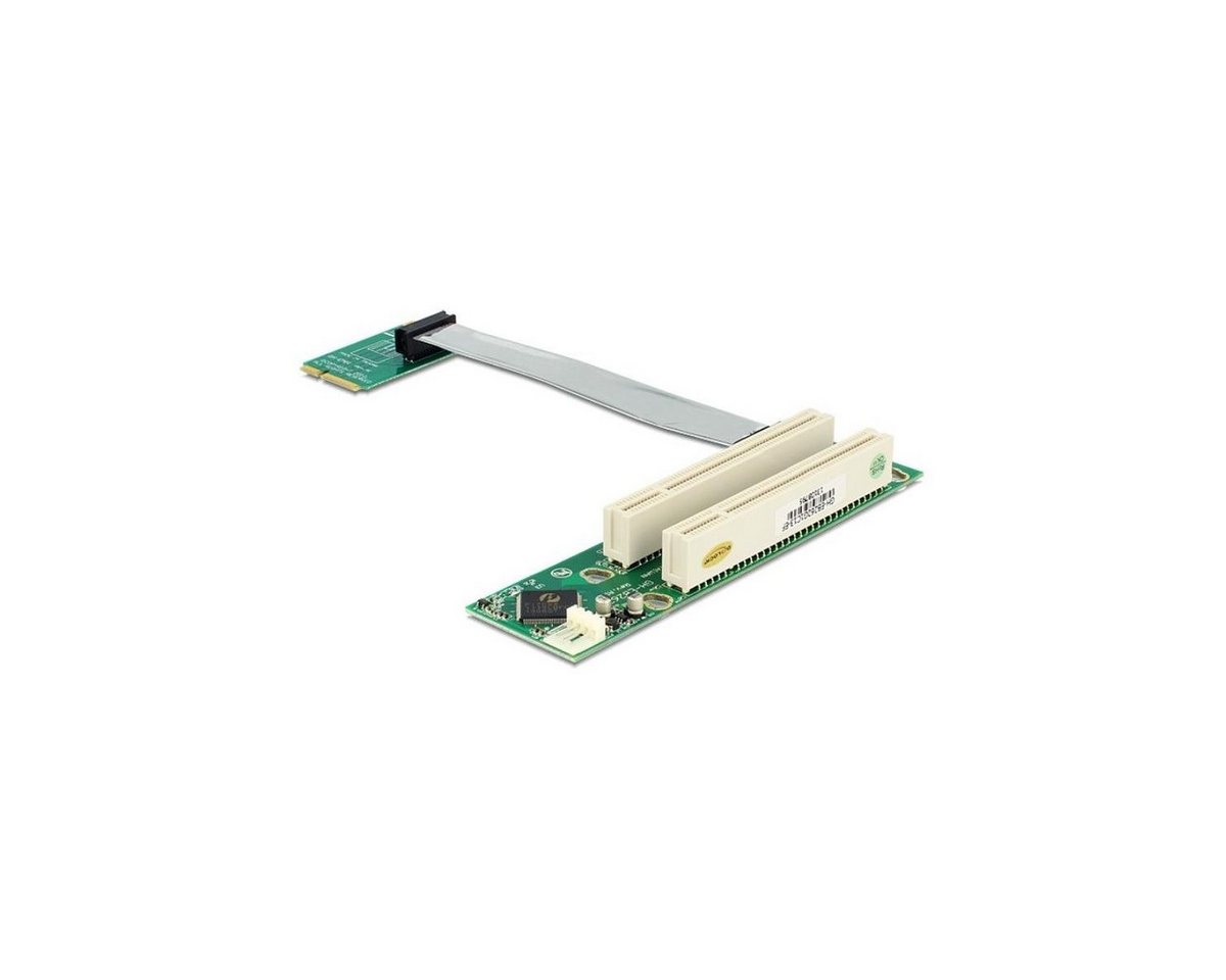 Delock 41355 - Riser-Karte Mini-PCI-Express - 2x PCI, mit... Computer-Kabel, PCI, mini PCIe von Delock