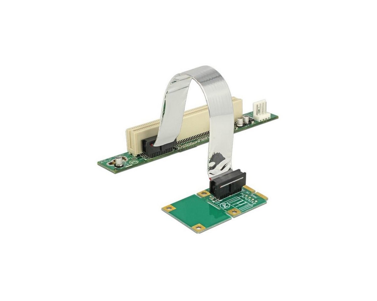 Delock 41359 - Riser-Karte Mini-PCI-Express - 1x PCI, mit... Computer-Kabel, PCI, mini PCIe von Delock