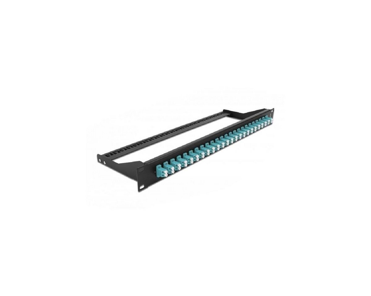 Delock 43389 - Delock 19 LWL Patchpanel, 24 Port LC Duplex, aqua Netzwerk-Patch-Panel" von Delock