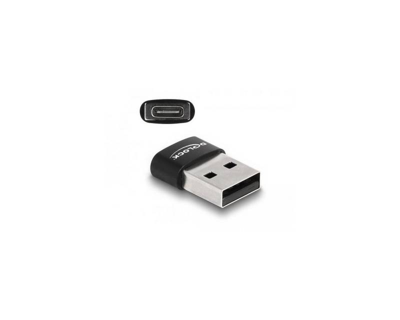 Delock 60002 - USB 2.0 Adapter USB Typ-A Stecker zu USB Type-C™... Computer-Kabel, USB A, USB von Delock