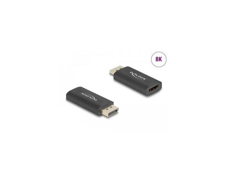 Delock 61055 - Aktiver DisplayPort 1.4 zu HDMI Adapter 8K mit... Computer-Kabel, Display Port, DisplayPort von Delock