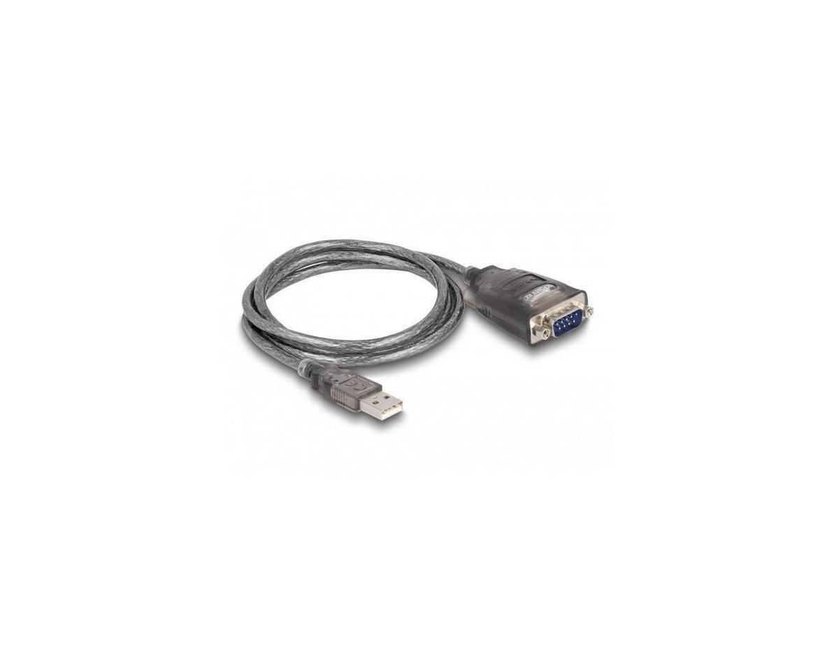 Delock 61400 - Adapter USB 2.0 Typ-A zu 1 x Seriell RS-232... Computer-Kabel, USB A, (100,00 cm) von Delock