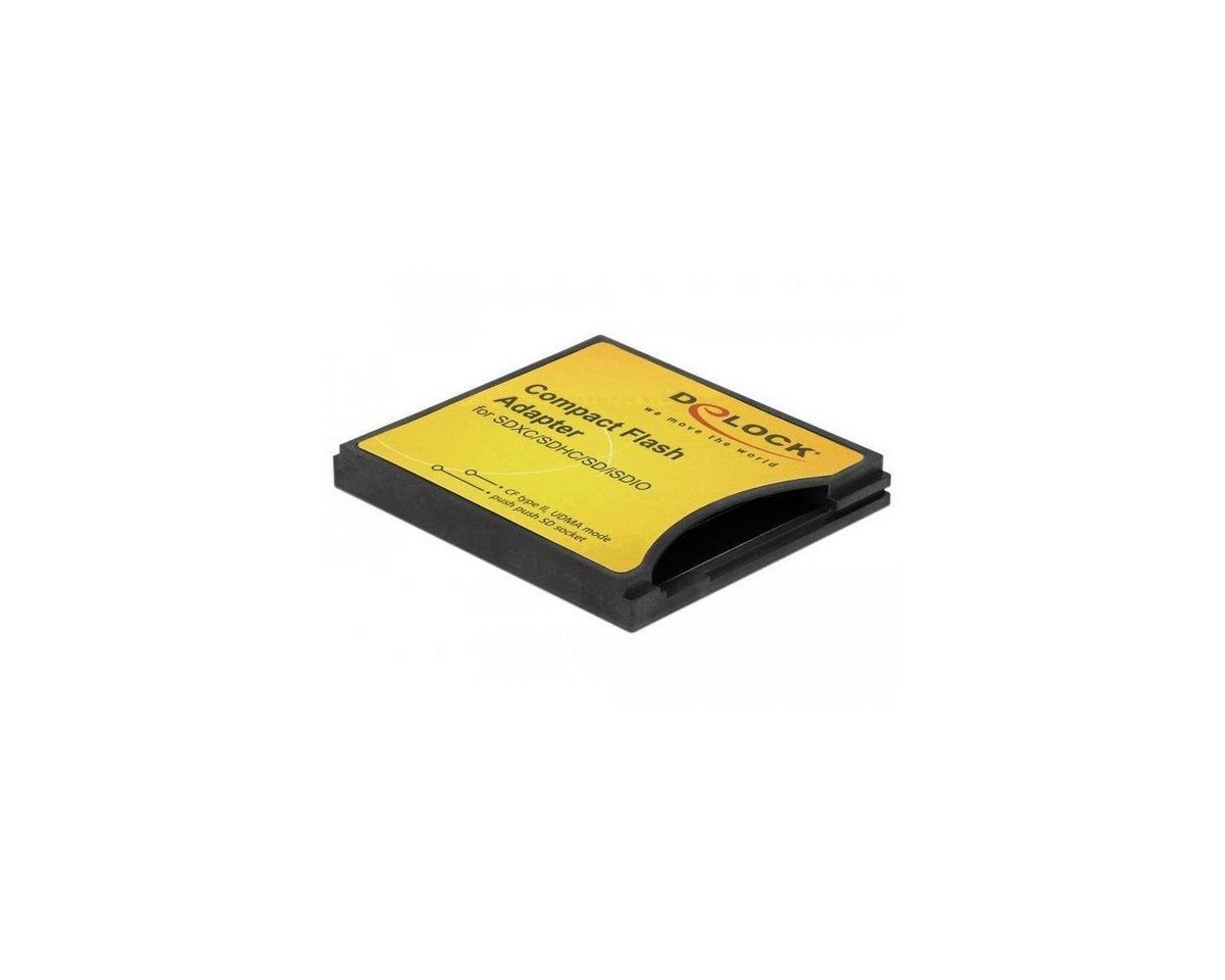 Delock 61796 - Compact Flash Adapter für SD Speicherkarten Computer-Kabel, Compact Flash, Compact Flash von Delock