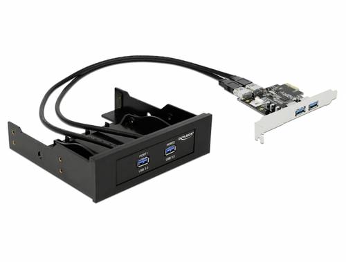 Delock 61893 2+2 Port USB 3.2 Gen 1-Controllerkarte von Delock