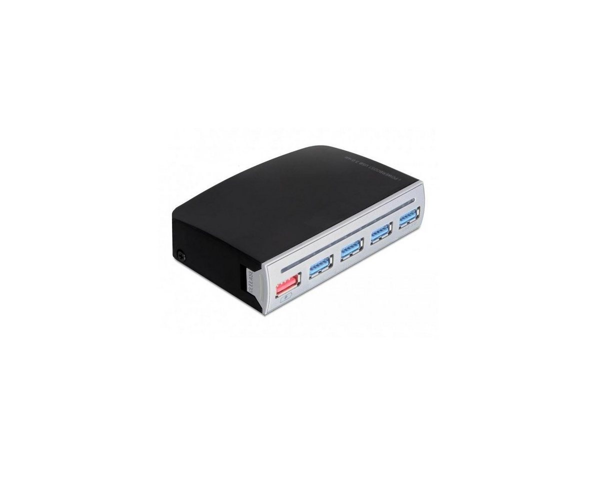 Delock 61898 - 4-Port USB 3.0 Hub, 1-Port USB Power intern/extern USB-Adapter USB B von Delock