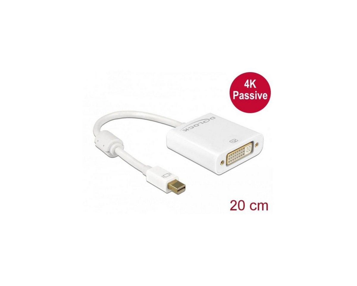 Delock 62606 - Adapter mini DisplayPort 1.2 Stecker > DVI... Computer-Kabel, Display Port, DisplayPort (20,00 cm) von Delock