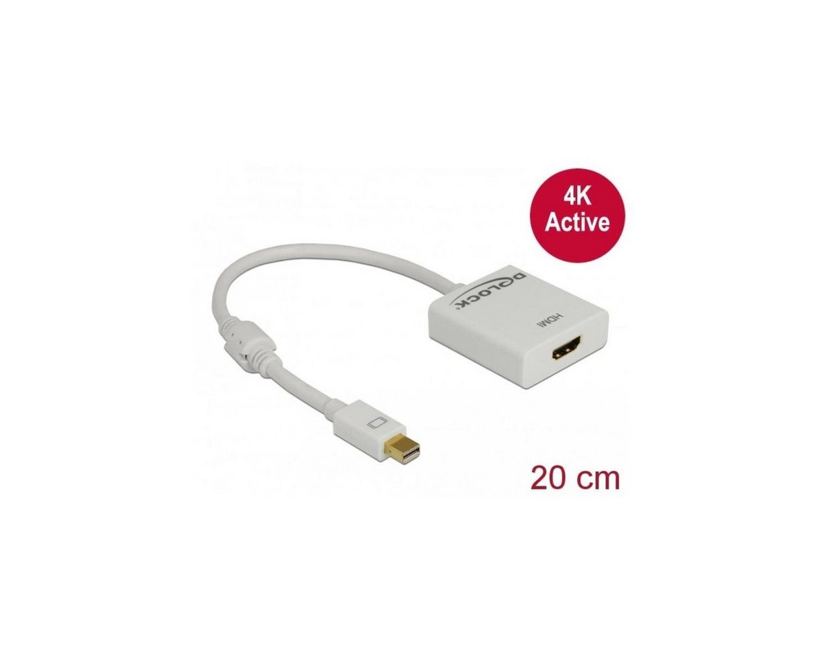 Delock 62612 - Adapter mini DisplayPort 1.2 Stecker > HDMI... Computer-Kabel, Display Port, DisplayPort (20,00 cm) von Delock